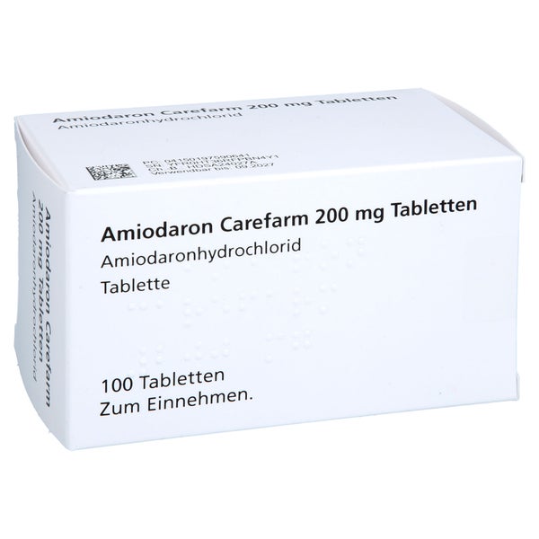 Amiodaron Carefarm 200 Mg Tabletten 100 St