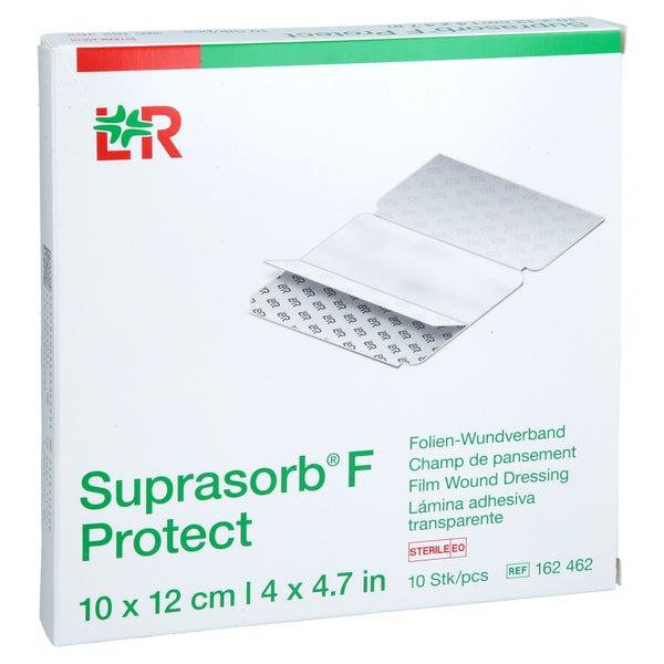 Suprasorb F Protect Folien-wundverb.10x12 Cm Ste. 10 St