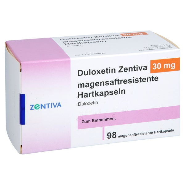 Duloxetin Zentiva 30 Mg Magensaftres.hartkapseln 98 St