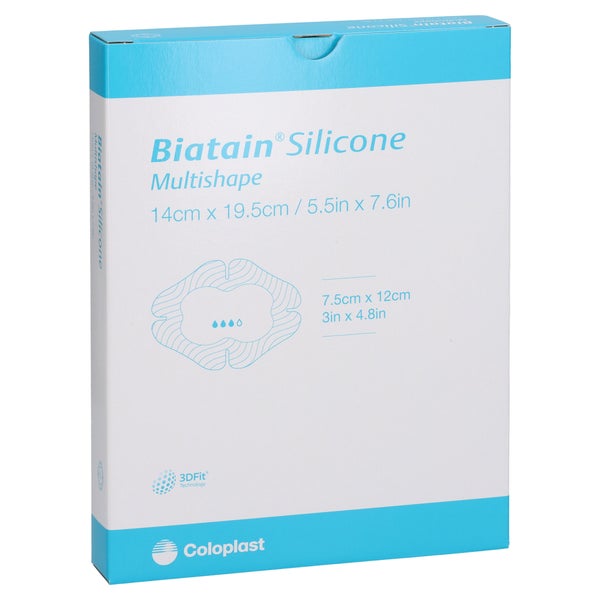 Biatain Silicone Schaumverb.multishape 14x19,5 Cm 5 St