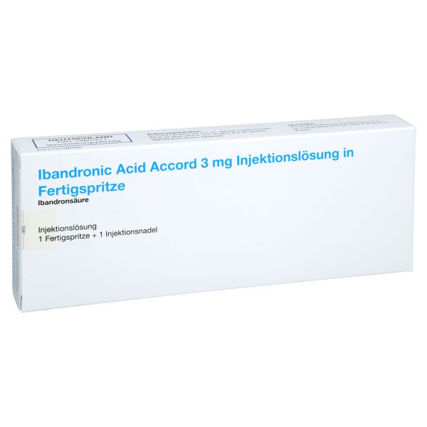 Ibandronic Acid Accord 3mg/3ml Inj.-lsg.fertigspr. 1 St