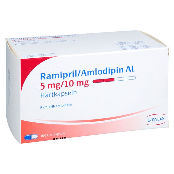 Ramipril/amlodipin Al 5mg/10mg Hartkapseln Stada 100 St