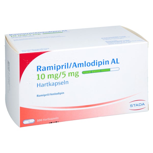 Ramipril/amlodipin Al 10mg/5mg Hartkapseln Stada 100 St