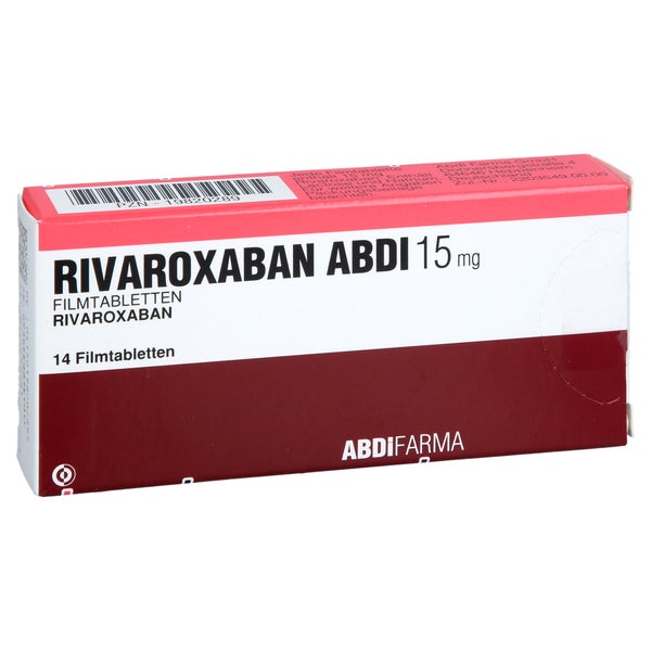 Rivaroxaban Abdi 15 Mg Filmtabletten 14 St