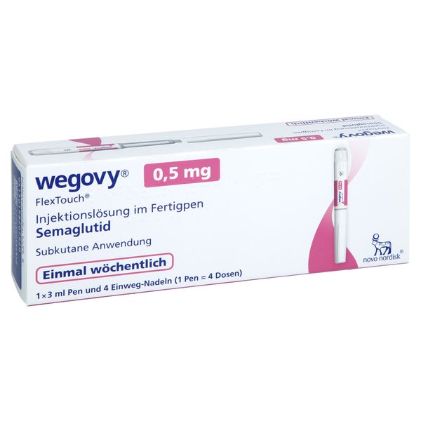 Wegovy 0,5 Mg Flextouch Injektionslsg.fertigpen 1X3 ml
