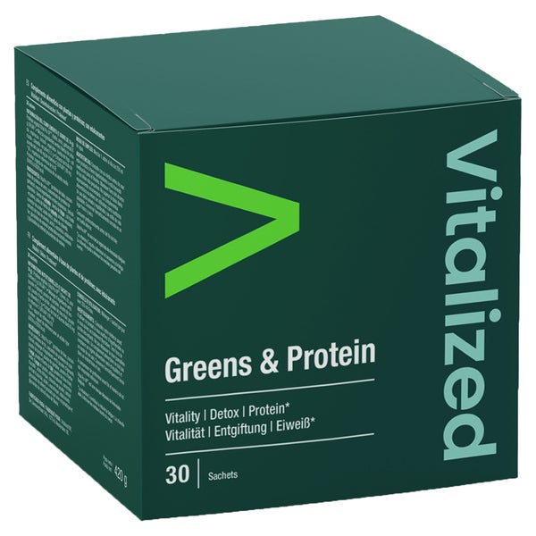Vitalized Greens & Protein Sachets 30 St