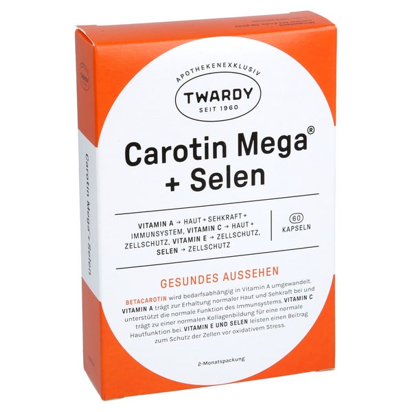Carotin Mega+selen Kapseln 60 St