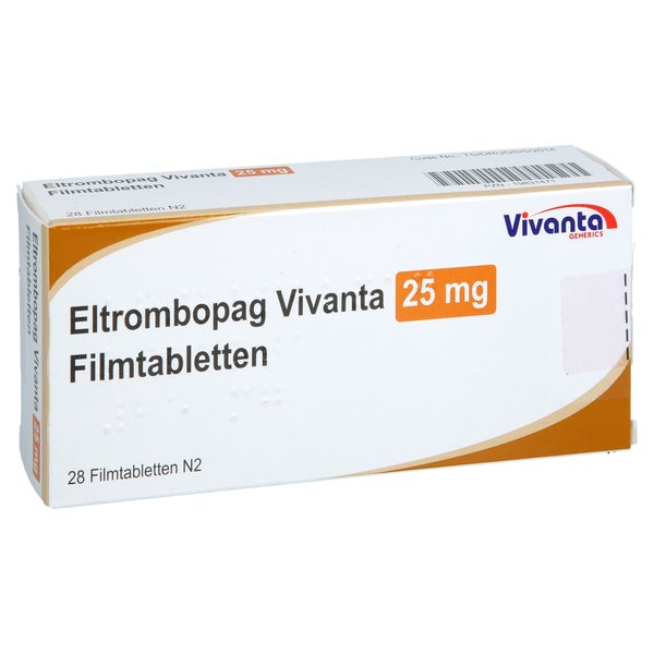 Eltrombopag Vivanta 25 Mg Filmtabletten 28 St