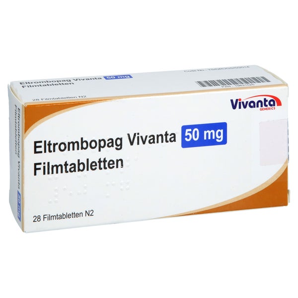 Eltrombopag Vivanta 50 Mg Filmtabletten 28 St