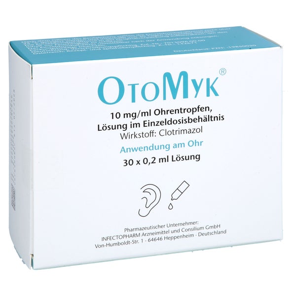 Otomyk 10 Mg/ml Ohrentropfen Einzeldosisbehältnis 30 St