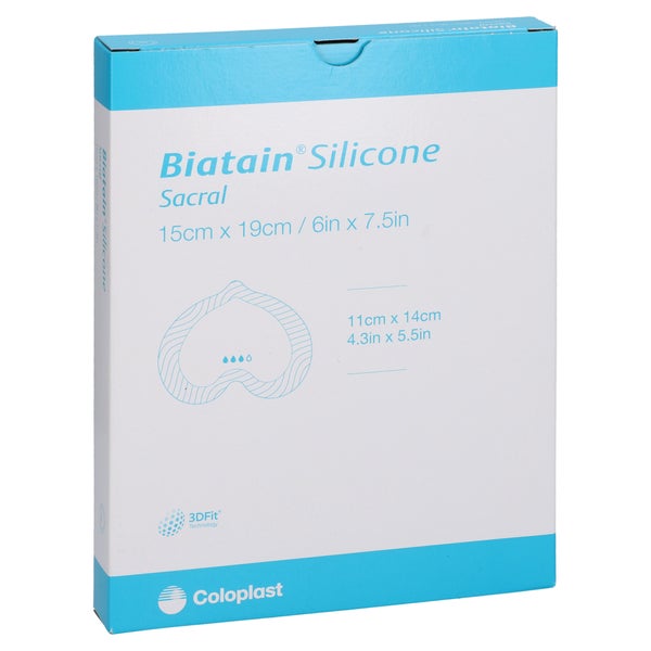 Biatain Silicone Schaumverb.sakrum Klein 15x19 Cm 5 St