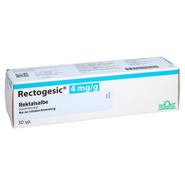 Rectogesic 4 Mg/g Rektalsalbe 30 g