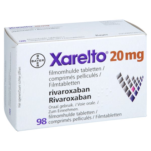 Xarelto 20 Mg Filmtabletten 98 St