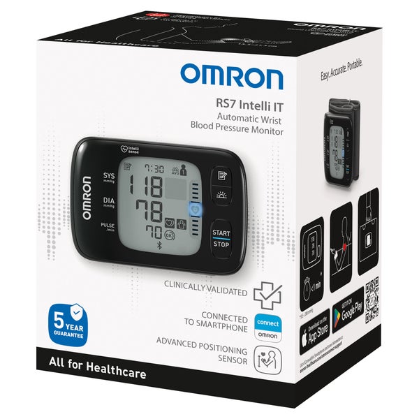 Omron Rs7 Intelli It Handg.blutd.messg.hem-6232t-e 1 St