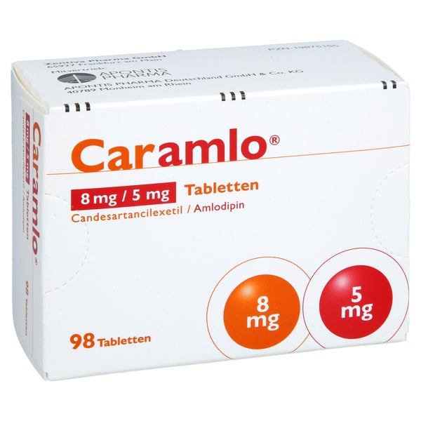 Caramlo 8 Mg/5 Mg Tabletten 98 St