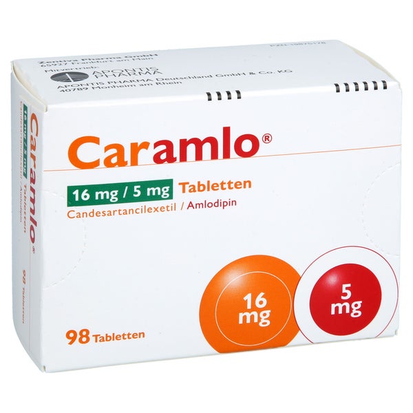 Caramlo 16 Mg/5 Mg Tabletten 98 St