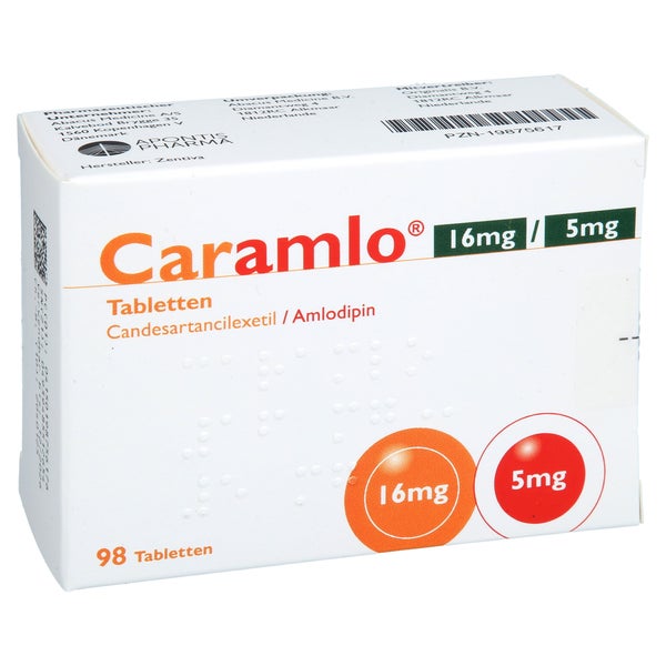 Caramlo 16 Mg/5 Mg Tabletten 98 St