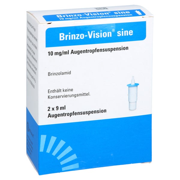 Brinzo-vision Sine 10 Mg/ml Augentropfensuspension 2X9 ml