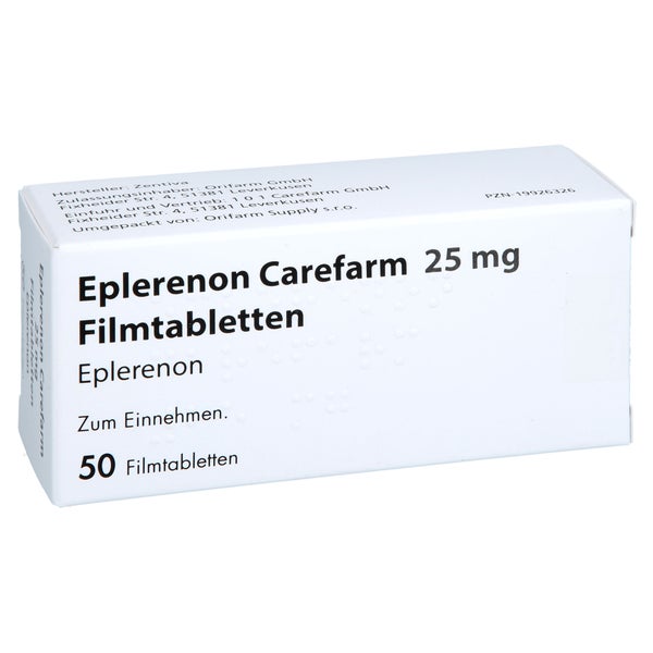 Eplerenon Carefarm 25 Mg Filmtabletten 50 St