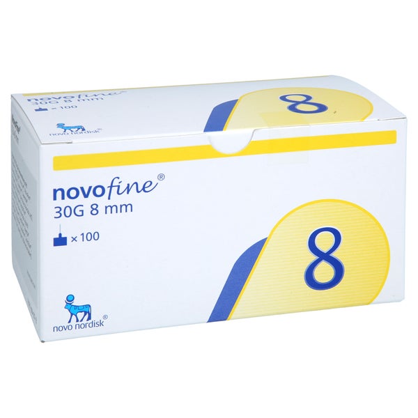 Novofine Nadeln 0.30x8 Mm 30g 100 St