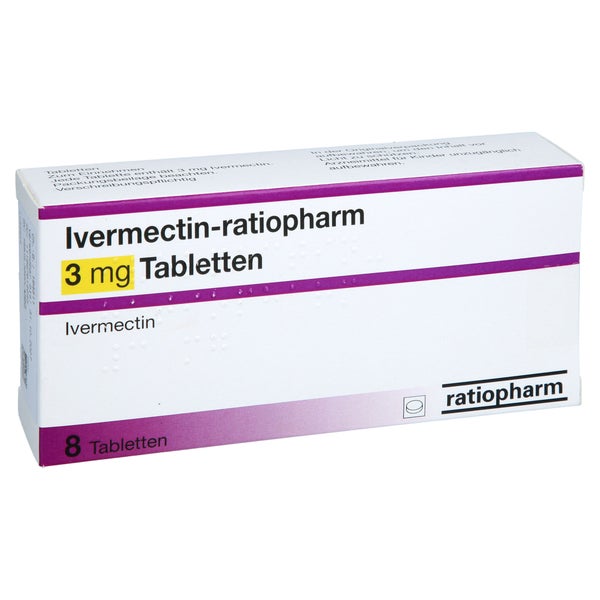 Ivermectin-ratiopharm 3 Mg Tabletten 8 St