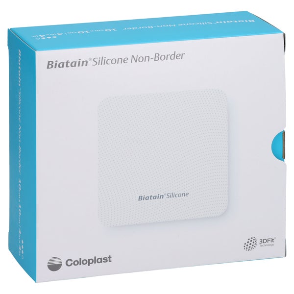 Biatain Silicone Non-border Schaumverb.10x10 Cm 10 St