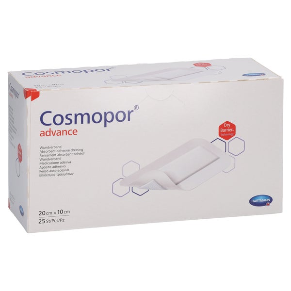 Cosmopor Advance Wundverband 10x20 Cm 25 St
