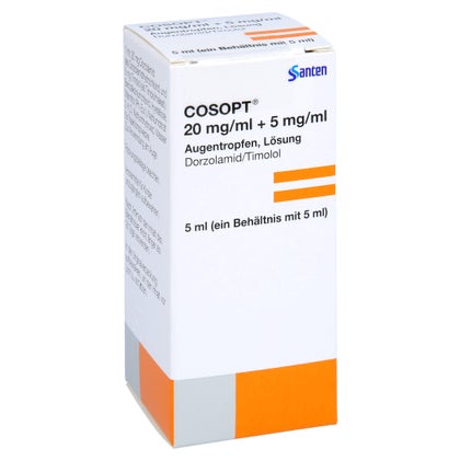 Cosopt 20 Mg/ml + 5 mg/ml Augentropfen 1X5 ml kaufen mit E-Rezept | medpex