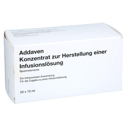 Addaven Konzentrat Z.herst.e.infusionslösung 20X10 ml kaufen mit E ...