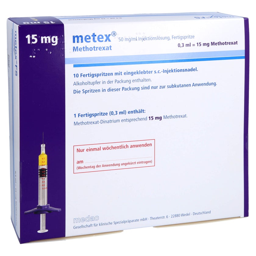 METEX FS 15 mg (50mg/ml) Fertigspritze 10 St 10 St kaufen mit E-Rezept ...
