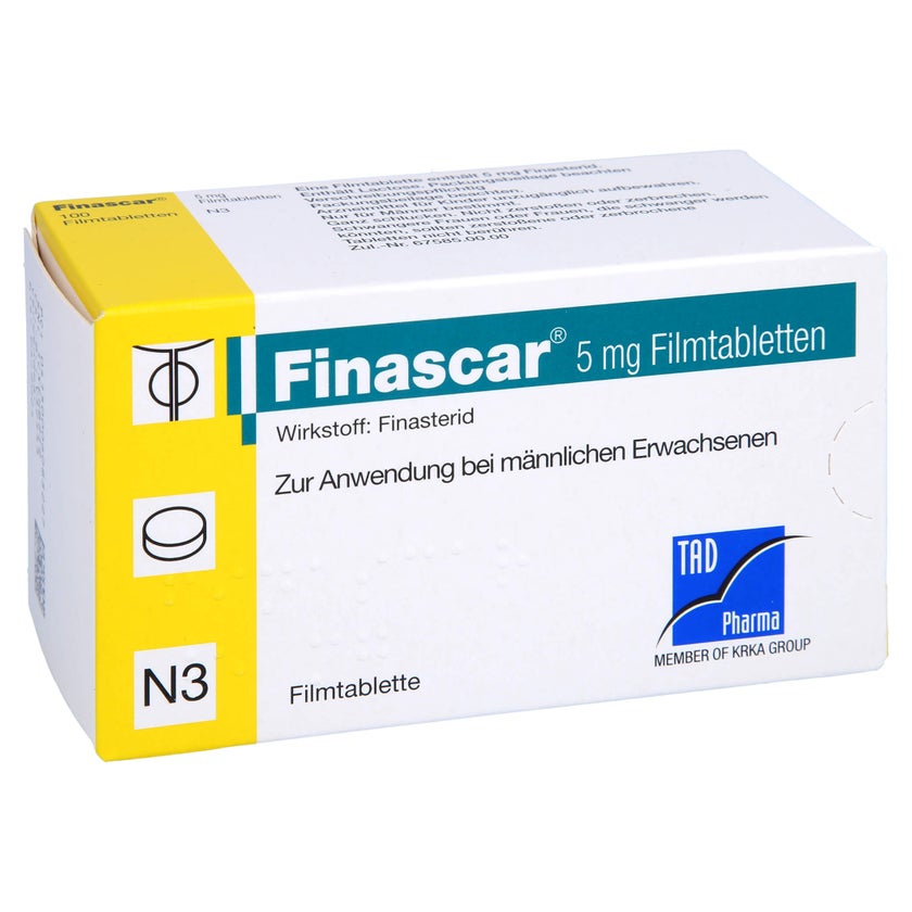 Finascar 5 mg Filmtabletten 100 St