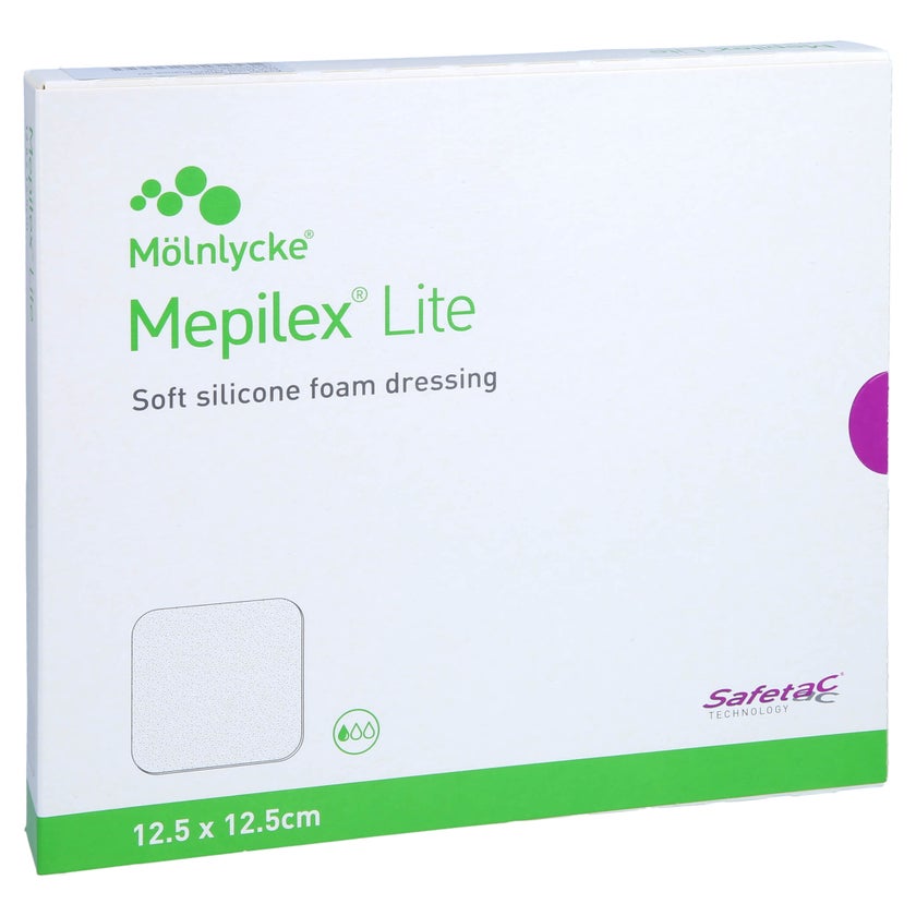 Mepilex Lite Schaumverband 12,5 x 12,5 cm steril 5 St