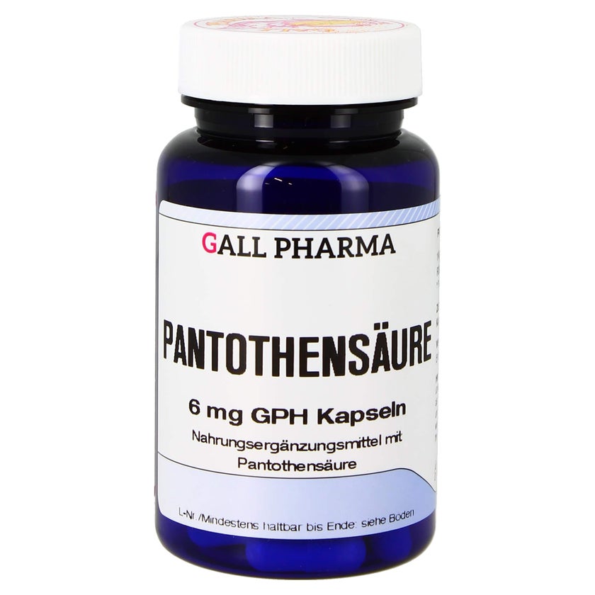 Pantothensäure 6 mg GPH Kapseln 750 St