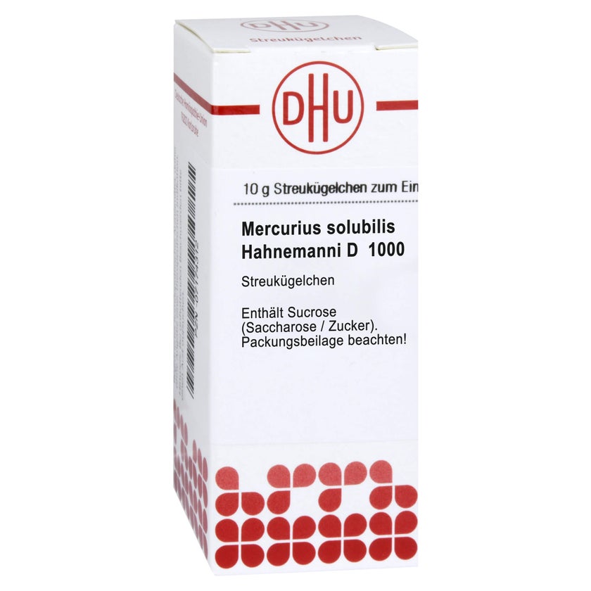 Mercurius Solubilis Hahnemanni D 1000 Gl 10 g