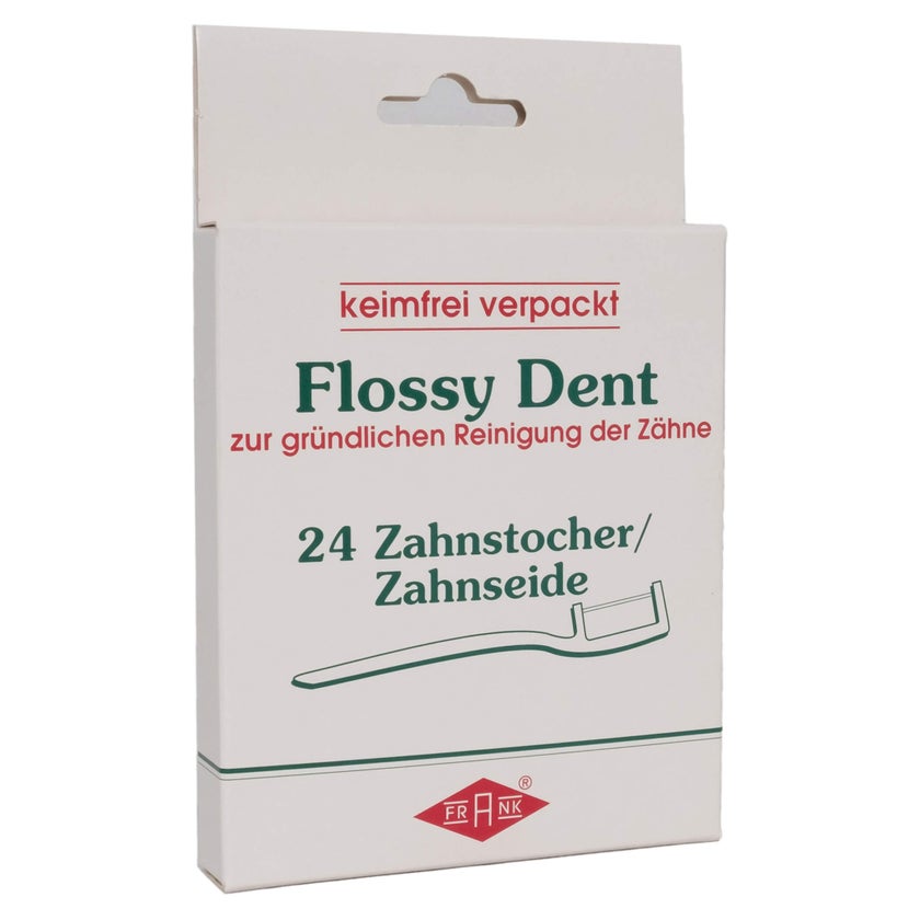 Flossy DENT Zahnseide/zahnstocher 24 St