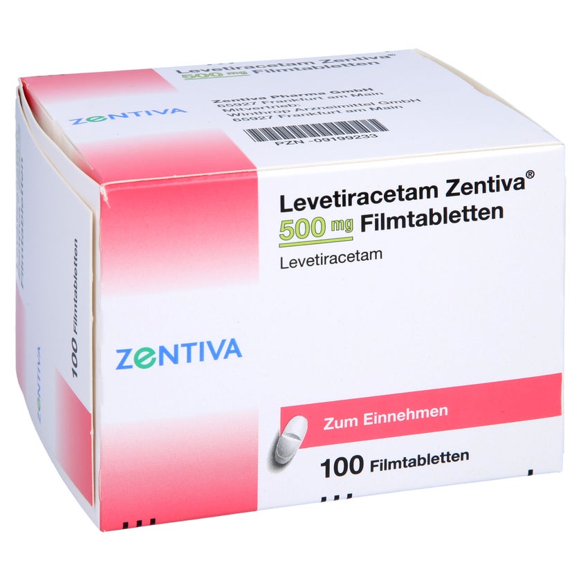 LEVETIRACETAM Zentiva 500 mg Filmtabletten 100 St