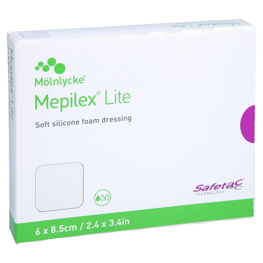 Mepilex Lite Schaumverband 6x8,5 cm ster 5 St