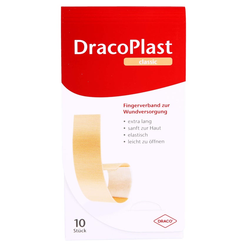 Dracoplast Fingerstrips 2x12 cm elastic 10 St