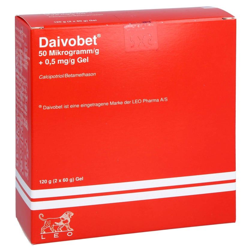 Daivobet 50 Mikrogramm/g + 0,5 mg/g Gel 2X60 g kaufen mit E-Rezept | medpex