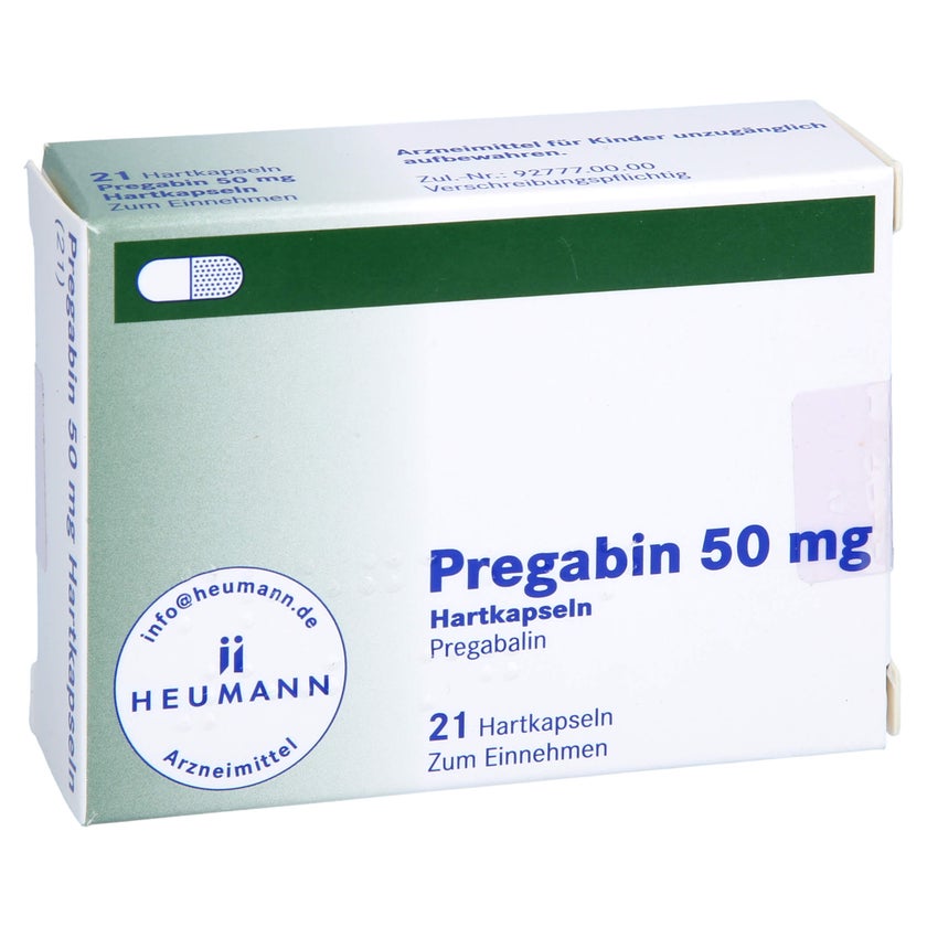 Pregabin 50 mg Hartkapseln 21 St