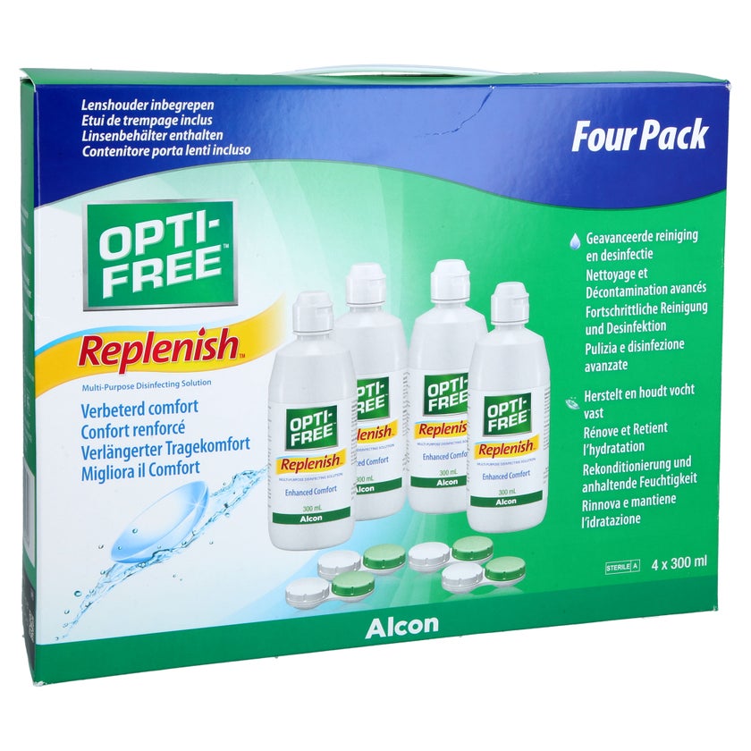 Opti-free Replenish Multifunktions-desin 4X300 ml
