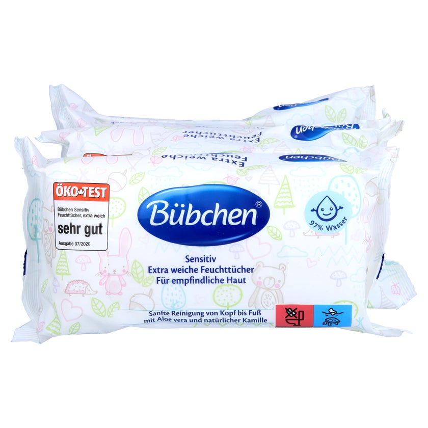 Bübchen FT Sensitive Feuchttücher 4X52 St