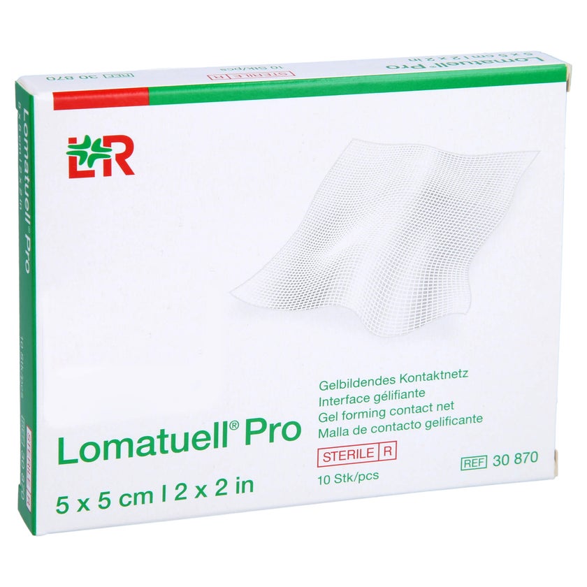 Lomatuell Pro 5x5 cm steril 10 St