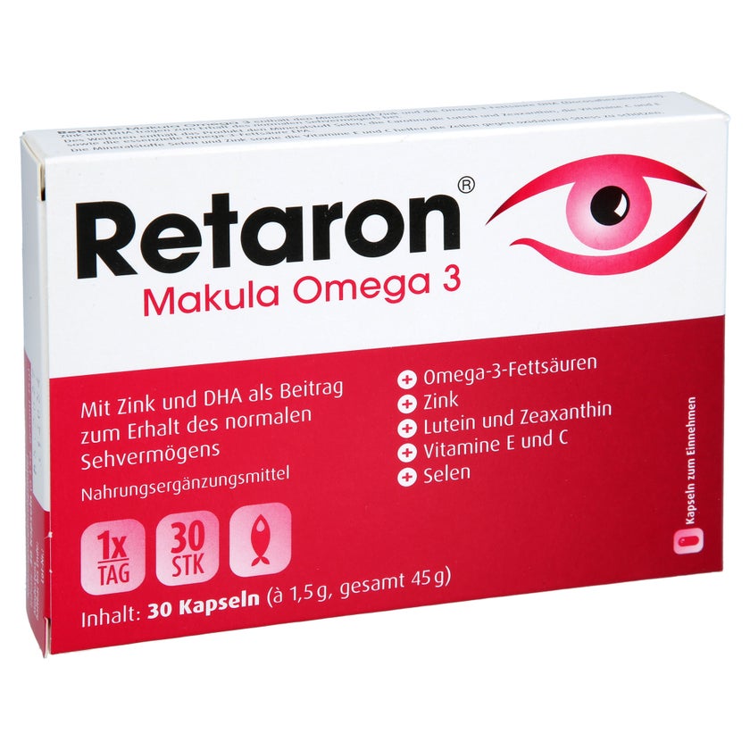 Erfahrungen zu Retaron Makula Omega-3 Kapseln 30 St | medpex