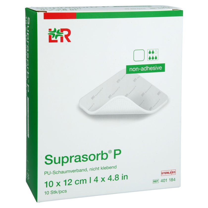 Suprasorb P Pu-schaumv.nicht Klebend 10x12 Cm 10 St