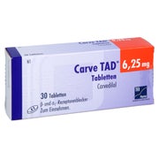 Carve TAD 6,25 mg Tabletten 30 St