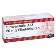 Simvastatin AbZ 20 mg Filmtabletten 50 St