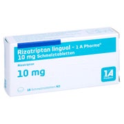 RIZATRIPTAN lingual-1A Pharma 10 mg Schmelztabl. 18 St