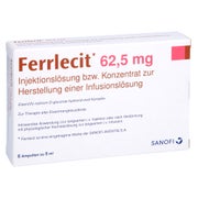 Ferrelecit 62,5 mg Injektionslösung 6x5ml 6X5 ml