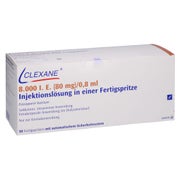 CLEXANE 8.000 I.E. 80mg/0,8ml Fertigspritze 50 St 50 St